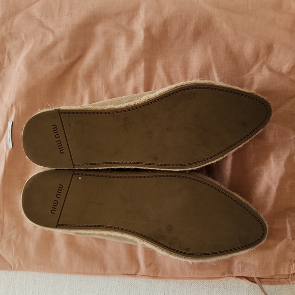 Miu Miu Platform Espadrilles Size 7 / 37 - Picture 5 of 7